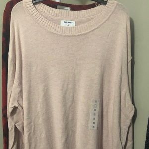 Baby pink old navy sweater